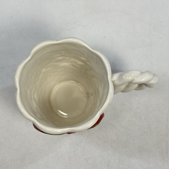 Fitz and Floyd Essentials Christmas Holiday Wreath Mug Set Of 4 - Picture 11 of 16